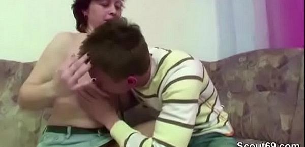  Mom Caught Step-Son And Seduce Him to Fuck her